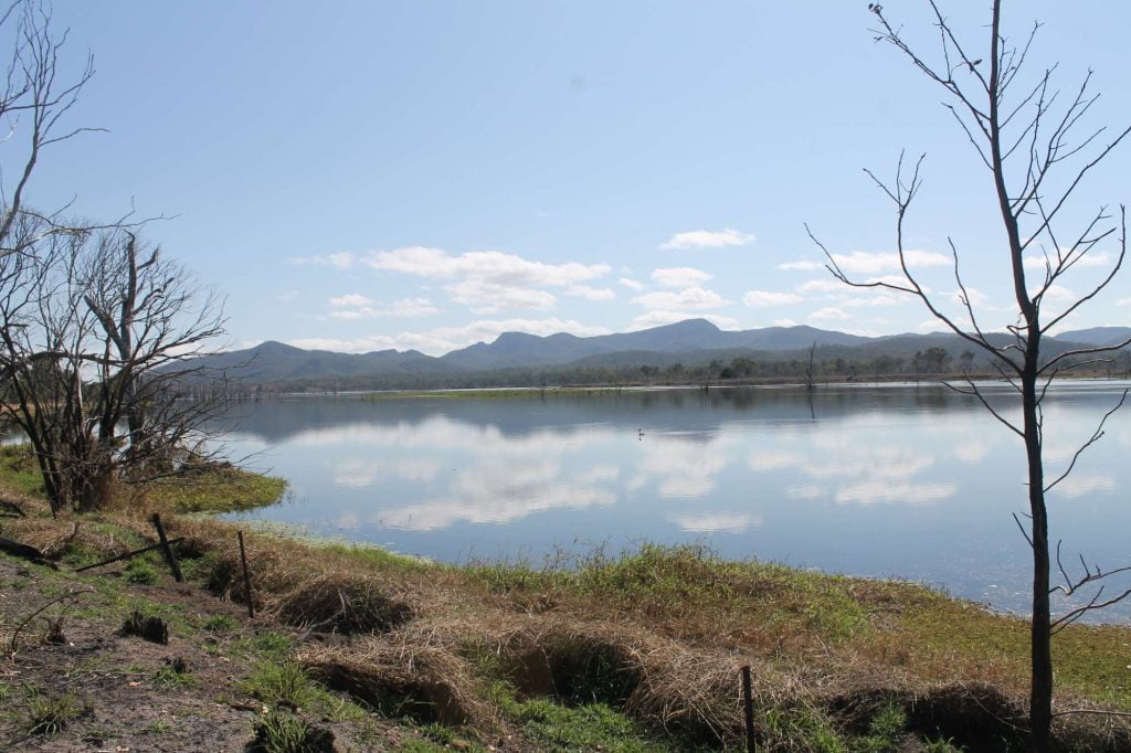 Lk Awoonga from the rail corridor