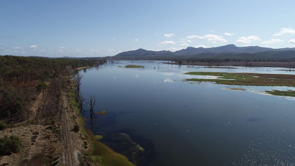 rail corridor along side Lk Awoonga 2
